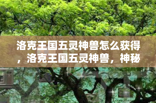 洛克王国五灵神兽怎么获得，洛克王国五灵神兽，神秘与力量的化身