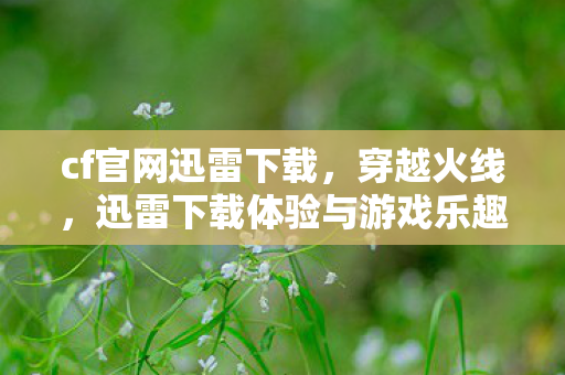 cf官网迅雷下载，穿越火线，迅雷下载体验与游戏乐趣
