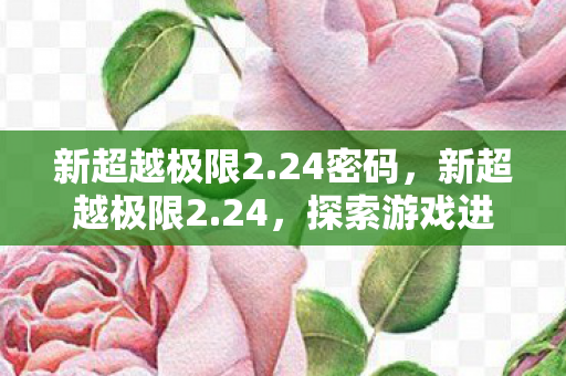 新超越极限2.24密码，新超越极限2.24，探索游戏进化的新篇章