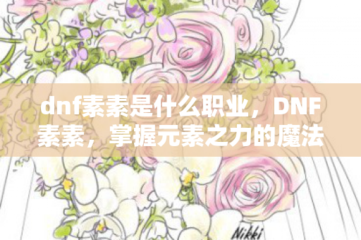 dnf素素是什么职业，DNF素素，掌握元素之力的魔法使