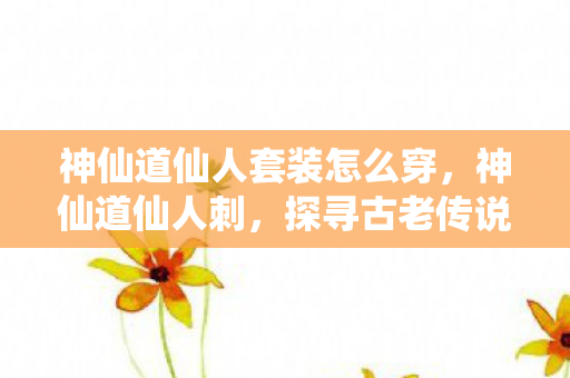 神仙道仙人套装怎么穿，神仙道仙人刺，探寻古老传说中的神秘利器