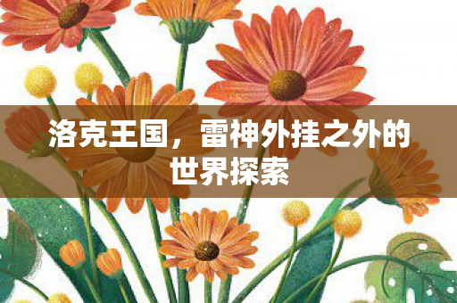 洛克王国，雷神外挂之外的世界探索
