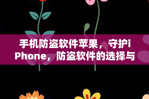 手机防盗软件苹果，守护iPhone，防盗软件的选择与评测