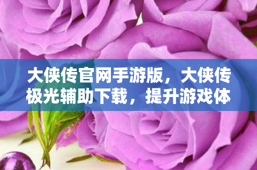 大侠传官网手游版，大侠传极光辅助下载，提升游戏体验的明智选择