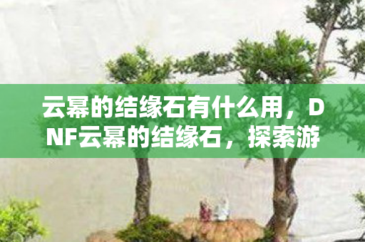 云幂的结缘石有什么用，DNF云幂的结缘石，探索游戏中的神秘传说