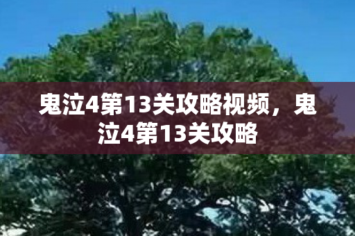 鬼泣4第13关攻略视频，鬼泣4第13关攻略