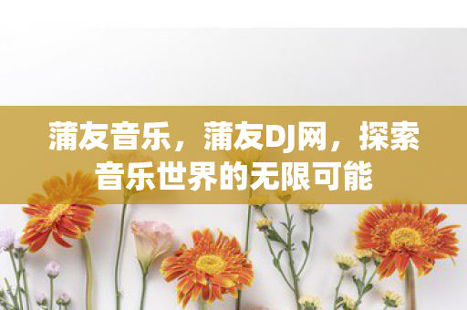 蒲友音乐，蒲友DJ网，探索音乐世界的无限可能