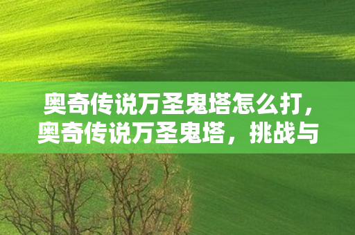 奥奇传说万圣鬼塔怎么打，奥奇传说万圣鬼塔，挑战与冒险的奇幻之旅