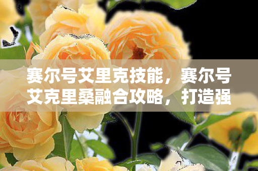 赛尔号艾里克技能，赛尔号艾克里桑融合攻略，打造强力精灵的秘诀