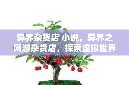 异界杂货店 小说，异界之网游杂货店，探索虚拟世界的奇妙商机