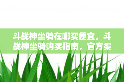 斗战神坐骑在哪买便宜，斗战神坐骑购买指南，官方渠道与优惠信息全解析