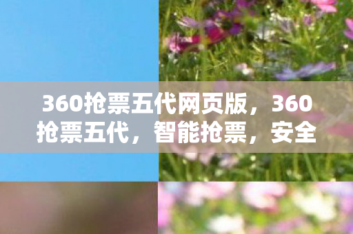 360抢票五代网页版，360抢票五代，智能抢票，安全高效