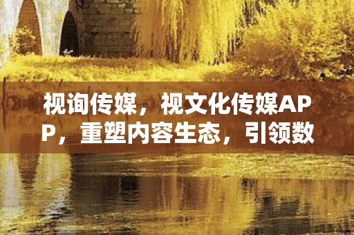 视询传媒，视文化传媒APP，重塑内容生态，引领数字时代新风尚