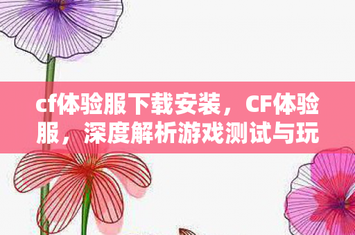 cf体验服下载安装，CF体验服，深度解析游戏测试与玩家互动的新窗口