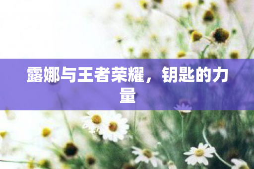 露娜与王者荣耀，钥匙的力量