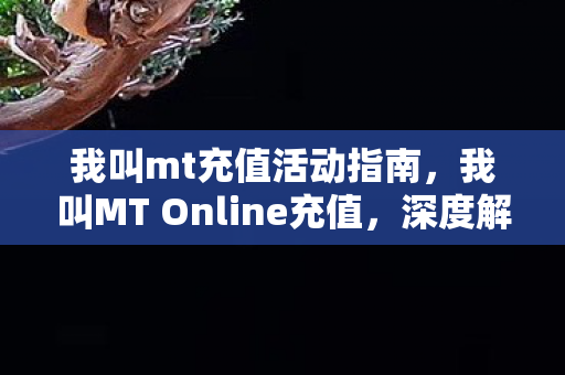 我叫mt充值活动指南，我叫MT Online充值，深度解析游戏内购机制与玩家体验