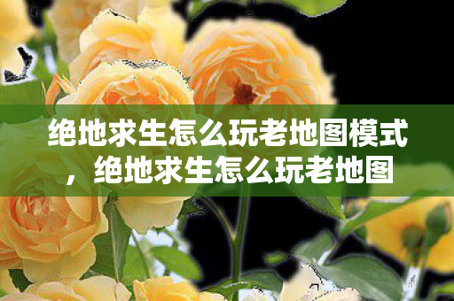 绝地求生怎么玩老地图模式，绝地求生怎么玩老地图