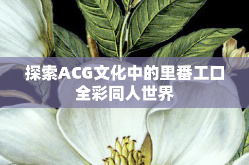 探索ACG文化中的里番工口全彩同人世界