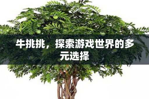 牛挑挑，探索游戏世界的多元选择