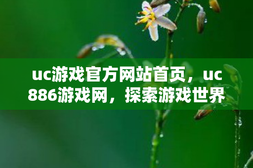 uc游戏官方网站首页，uc886游戏网，探索游戏世界的无限可能