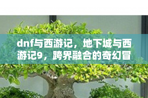 dnf与西游记，地下城与西游记9，跨界融合的奇幻冒险