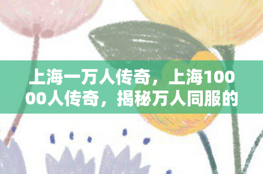 上海一万人传奇，上海10000人传奇，揭秘万人同服的游戏盛宴