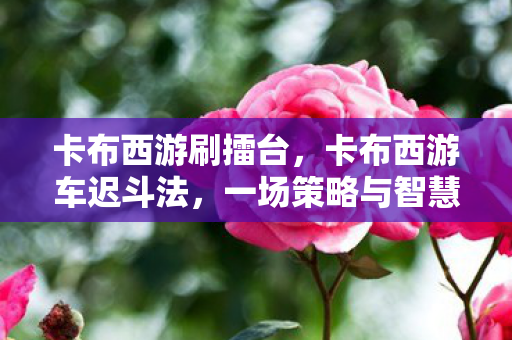 卡布西游刷擂台，卡布西游车迟斗法，一场策略与智慧的较量