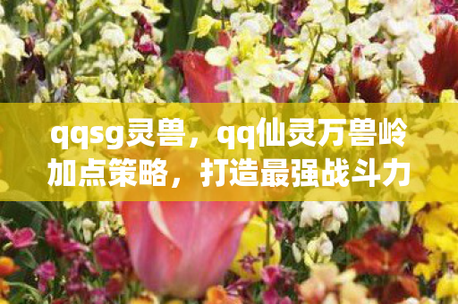 qqsg灵兽，qq仙灵万兽岭加点策略，打造最强战斗力的关键