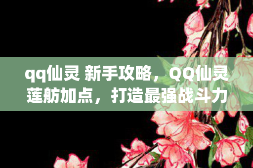 qq仙灵 新手攻略，QQ仙灵莲舫加点，打造最强战斗力的策略指南