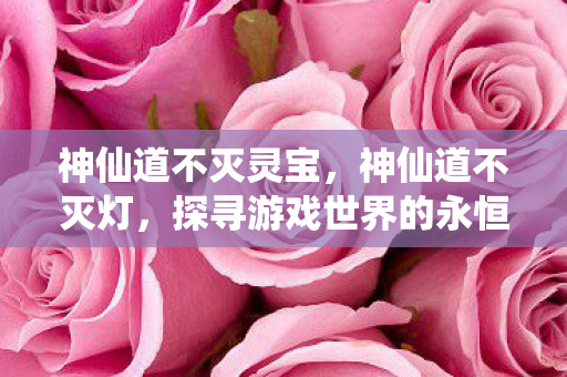 神仙道不灭灵宝，神仙道不灭灯，探寻游戏世界的永恒光芒