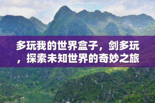 多玩我的世界盒子，剑多玩，探索未知世界的奇妙之旅
