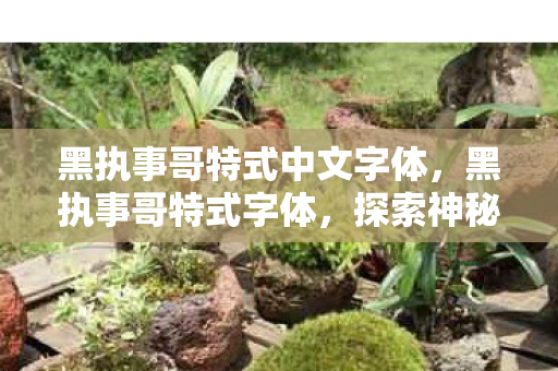 黑执事哥特式中文字体，黑执事哥特式字体，探索神秘与优雅的交汇