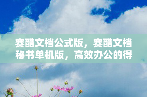 赛酷文档公式版，赛酷文档秘书单机版，高效办公的得力助手