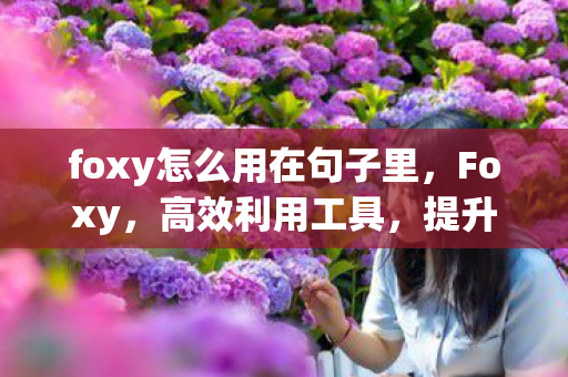 foxy怎么用在句子里，Foxy，高效利用工具，提升工作与学习效率