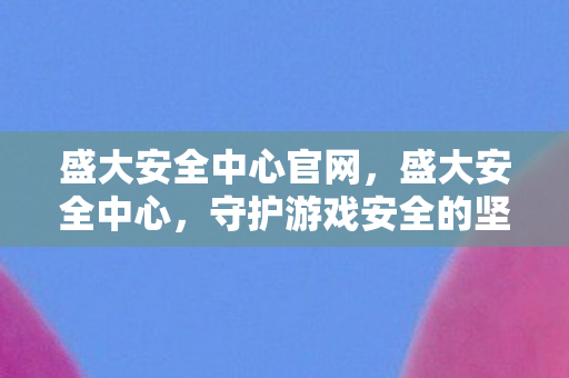 盛大安全中心官网，盛大安全中心，守护游戏安全的坚固防线