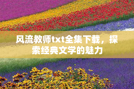 风流教师txt全集下载，探索经典文学的魅力