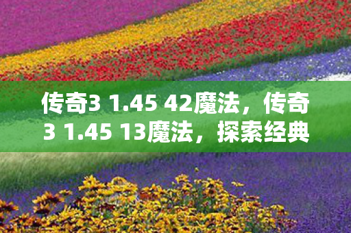 传奇3 1.45 42魔法，传奇3 1.45 13魔法，探索经典游戏的魔法之旅