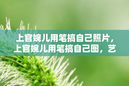 上官婉儿用笔搞自己照片，上官婉儿用笔搞自己图，艺术与创作的自由边界