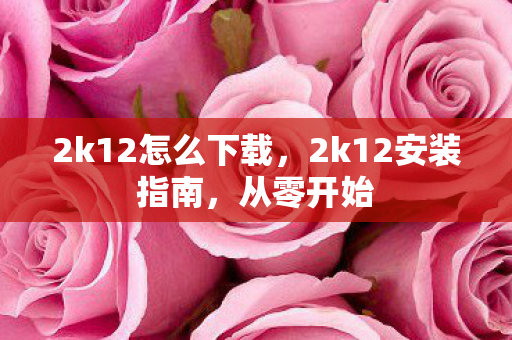 2k12怎么下载，2k12安装指南，从零开始