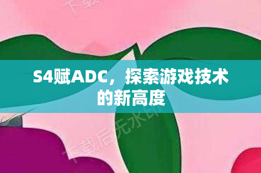 S4赋ADC，探索游戏技术的新高度