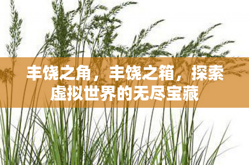 丰饶之角，丰饶之箱，探索虚拟世界的无尽宝藏