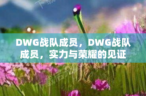 DWG战队成员，DWG战队成员，实力与荣耀的见证