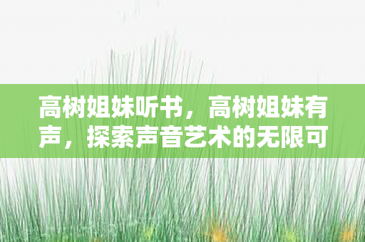 高树姐妹听书，高树姐妹有声，探索声音艺术的无限可能