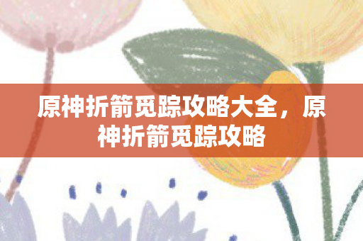 原神折箭觅踪攻略大全，原神折箭觅踪攻略