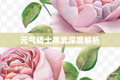 元气骑士黑武深度解析