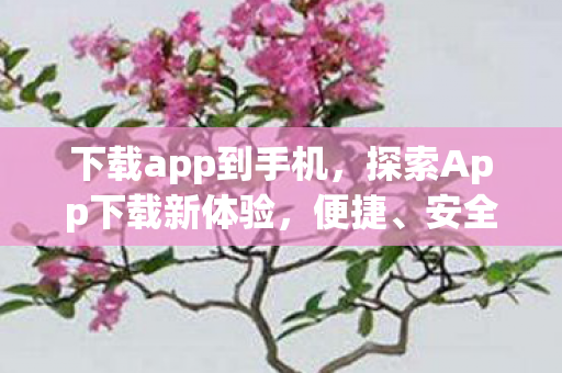 下载app到手机，探索App下载新体验，便捷、安全、个性化的应用之旅