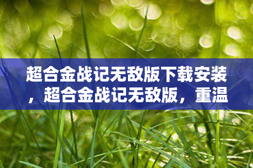 超合金战记无敌版下载安装，超合金战记无敌版，重温经典，畅享无限战斗