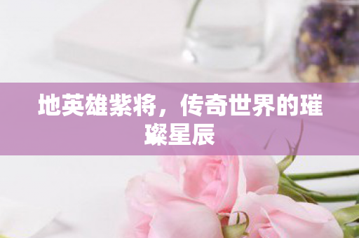地英雄紫将，传奇世界的璀璨星辰