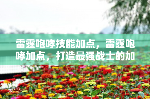 雷霆咆哮技能加点，雷霆咆哮加点，打造最强战士的加点攻略