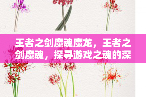 王者之剑魔魂魔龙，王者之剑魔魂，探寻游戏之魂的深度解析